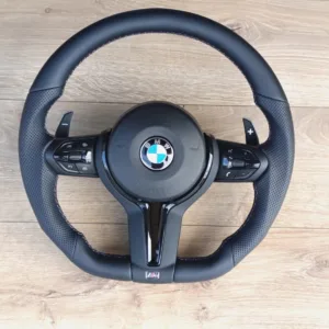 BMW Custom Leather Flat Bottom Steering Wheel M Sport F10 F11 F12 F90 M5 F06