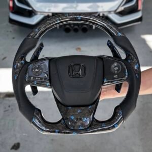 Honda 2015+ Civic FC / FK7 / FK8 Carbon Fiber Steering Wheel